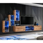 Ensemble Meuble TV "Switch XXII" 210cm Naturel