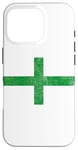 Coque pour iPhone 16 Pro Drapeau Croix de l'Ordre de Saint Laurier