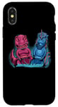 Coque pour iPhone X/XS TREX et le jeu de la Licorne - Gamer