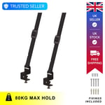 Universal TV Safety Straps - SECURE fix to WALLS or TV STANDS - Child Proofing