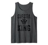 Mens Siesta King Crown Funny Power Napping Sleeping Champ Men's Tank Top