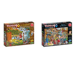 Jumbo, Wasgij Retro Original 7, Bear Necessities, Puzzles for Adults, 1,000 piece & Wasgij Mystery 24, Blight at the Museum, Puzzles for Adults, 1000-Piece