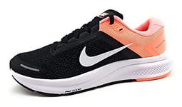 Nike Femme Air Zoom Structure 23 Football Shoe, Black/White-Crimson Pulse-Iron, 42.5 EU