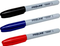 Pro-Line Permian Markers. "Round" 3 Pcs. (Black, No, Jun), Card, Proline