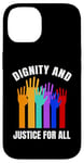 iPhone 14 Dignity And Justice For All Human Rights Raised Hands Case