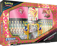 Pokémon TCG: Crown Zenith Premium Figure Collection – Shiny Zamazenta (1 Foil Promo Card, 1 Sculpted Figure & 11 Booster Packs)