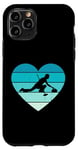 Coque pour iPhone 11 Pro J'aime le curling sports d'hiver curler coach curling