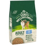 Ekonomipack: 2 x James Wellbeloved kattfoder till lågpris! - Adult Fish & Rice (2 x 10 kg)