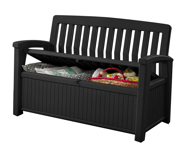 Keter Patio Graphite Medium 227 LITRE Durable Garden Storage Bench Box