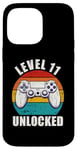 iPhone 14 Pro Max Level 11 Unlocked Funny Video Gamer 11 Birthday 11 Year Old Case