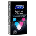 Durex Apogée Mutuelle Condoms Performax Intense Côtelé à Pois Prolonge Box De 10