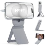 MOFT Tripod for iPhone 16/15/14/13/12 Series, Snap Invisible Phone Tripod Stand with 3 Modes for Self-vlogging, Browsing, Macro Photography, Video Call, Portable Lightweight Phone Stand, Cement