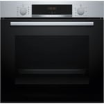 Four intégrable Ecoclean - BOSCH SER4 - HBA534BS3F - Inox - 71 L  - Classe énergie A+ - 59,5 x 59,4 x 54,8 cm