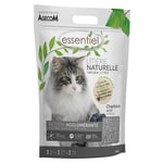 Essentiel Natural kattesand med aktivt kull - 2 x 6 liter