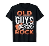 Old guys still rock - electric guitar music T-Shirt