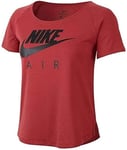 NIKE Air Mesh Shortsleeve Top Women's Shortsleeve - Cedar/Black, M