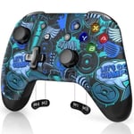 Manette Pour Switch Sans Fil Manette Bluetooth Pro Pour Nintendo Switch Avec Batterie Rechargeable/Double Moteur/Fonction Turbo