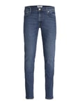 JACK & JONES Men's Blue Jeans Straight Leg Button Fastening Denim Pants All Waist, UK Size 30W / 34L