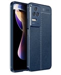 Xiaomi Poco F4 Leather Texture Case Navy