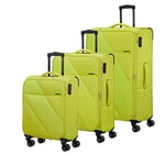 American Tourister Sun Break Lot de 3 Valises Vert (Lime),Taille Unique, Ensemble de Bagages