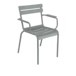 Fermob - Luxembourg Armchair - Lapilli Grey - Matstolar utomhus