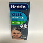 HEDRIN KILLS HEAD LICE SHAMPOO 100ML COMB INCLUDED