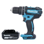 Makita DHP482Z LXT 18V Combi Drill Body With 1 x 5.0Ah Battery