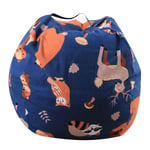 BALALALA Fauteuil Pouf Rembourré, Rangement pour Peluches, Sac de Rangement pour Jouets, Pouf Poire Rangement pour Jouets Mous et Extra Large, pour Literie, Oreillers - Tissu et Poignée Solides