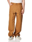 Carhartt Men's double work utility pants, Brown, 44W 30L UK