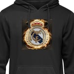 Barn-Hoodie | Mjuk Huvtröja för Barn Real Madrid svart 9-11 År