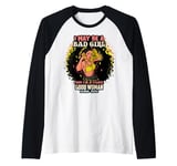 I May Be A Bad Girl But I'm A Damn Good Woman Melanin Queen Raglan Baseball Tee