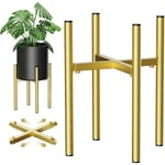 Ersandy - Support Plantes, Étagère Plantes en Metal dans Un Style Simple, Support Pot de Fleur Intérieur et Extérieur Largeur Réglable pour les Pots