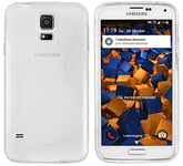 mumbi S-TPU Coque de protection pour Samsung Galaxy S5 / S5 Neo blanc