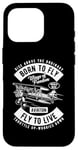 iPhone 16 Pro Wings of Freedom Retro Vintage Aviation Airplane Design Case