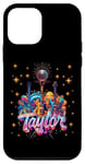 iPhone 12 mini Taylor Name I Love Taylor Y2K Aesthetic Groovy Birthday Girl Case