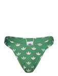 Monogram Bikini Bottom Green Adidas Performance