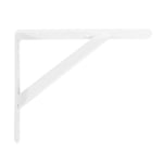 Amig - Équerre d'étagère murale | Console pour étagère | Support étagère en Acier | Coleur: Blanc | Dimensions: 400 x 275 | Poids max.: 225 kg