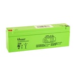 U-Power Batterie Plomb AGM 12V 2.2Ah F1 4,8mm