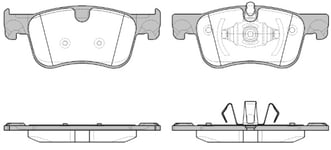 Bromsbelägg Remsa - Citroen - Berlingo, C4. Opel - Combo. Peugeot - Rifter