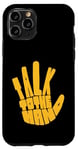 Coque pour iPhone 11 Pro University Varsity-Gold Talk to the Hand Varsity-Gold Yellow