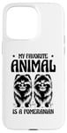 Coque pour iPhone 15 Pro Max Mon animal préféré est un poméranien poméraniens poméraniens