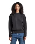 G-STAR RAW Women's Thistle Back Graphic Hoodie, Black (caviar D22358-A971-D301), S