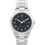 Mens Wristwatch TIMEX WATERBURY TW2W14800 Stainless Steel Black