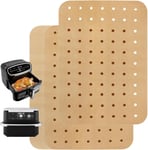 BYKITCHEN Air Fryer Paper Liners for Ninja Foodi Flex For Af500uk Brown 