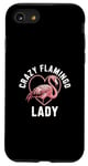 iPhone SE (2020) / 7 / 8 Crazy Flamingo Lady Funny Flamingo Case