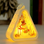 Christmas Led Night Light Portable Battery Powered Hanging Lamp Party Decor