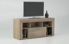 1 XKIT MEUBLE TV VISION 130X41,6X60 BOIS NATUREL