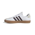 adidas VL Court 3.0 Shoes Homme, Cloud White Shadow Brown Aluminium, 43 1/3 EU