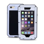 iPhone 6 Case Heavy Duty Aluminum Metal Snowproof DirtProof Shockproof Durable Full Sealed Protection Case Cover for iPhone 6 4.7 inch