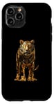 Coque pour iPhone 11 Pro Tigre doré